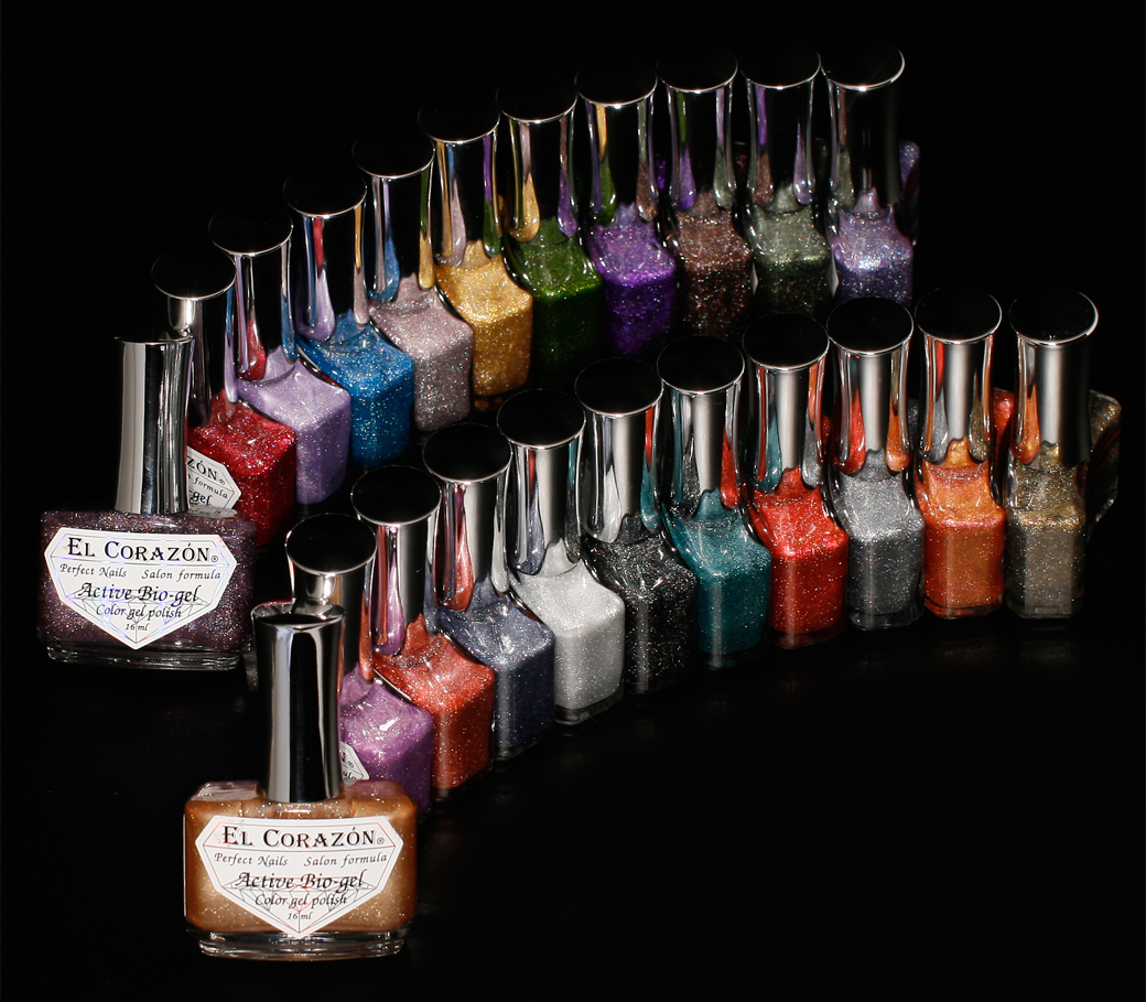 EL Corazon, Gemstones Самоцветы Active Bio-gel Color gel polish