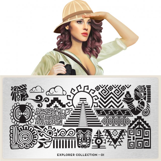 пластины для стемпинга Explorer