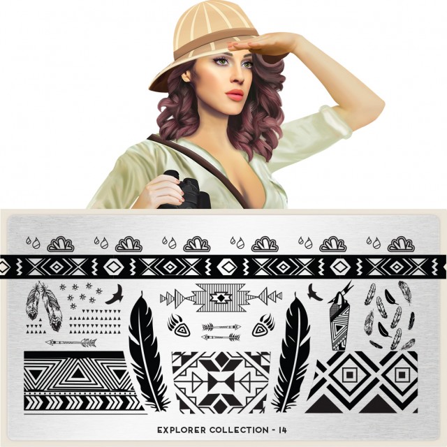 пластины для стемпинга Explorer