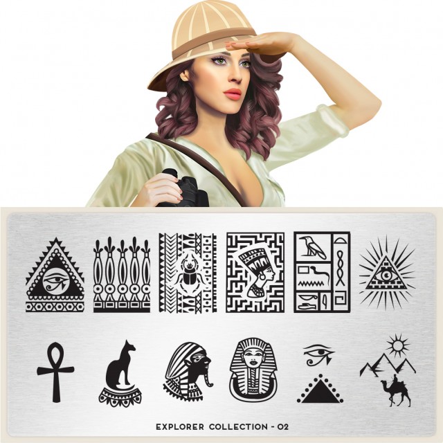 пластины для стемпинга Explorer
