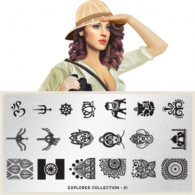 пластины для стемпинга Explorer