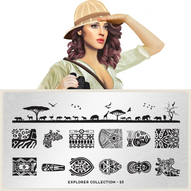 пластины для стемпинга Explorer