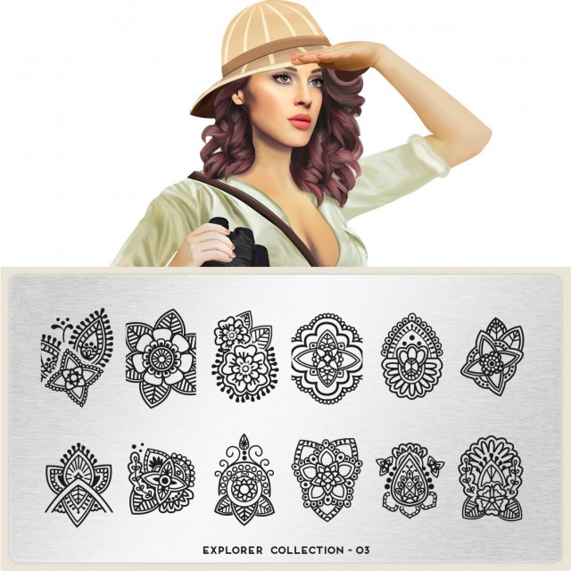 пластины для стемпинга Explorer