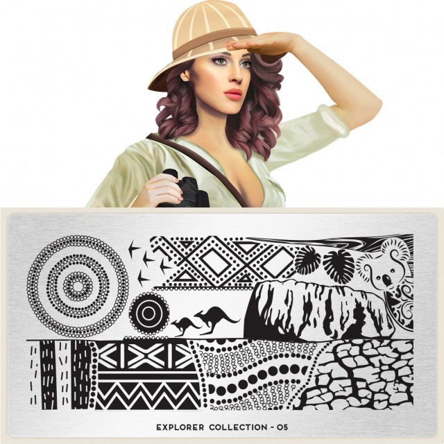 пластины для стемпинга Explorer