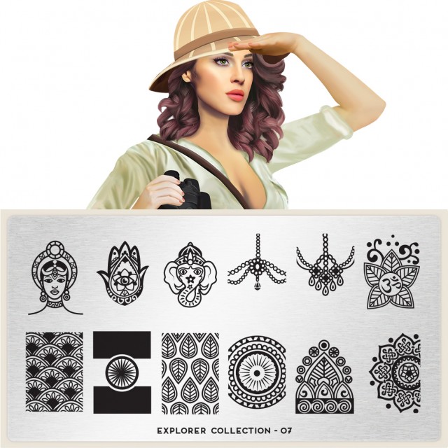 пластины для стемпинга Explorer