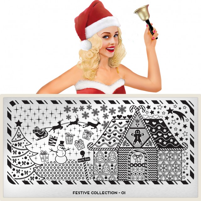 пластины для стемпинга Festive