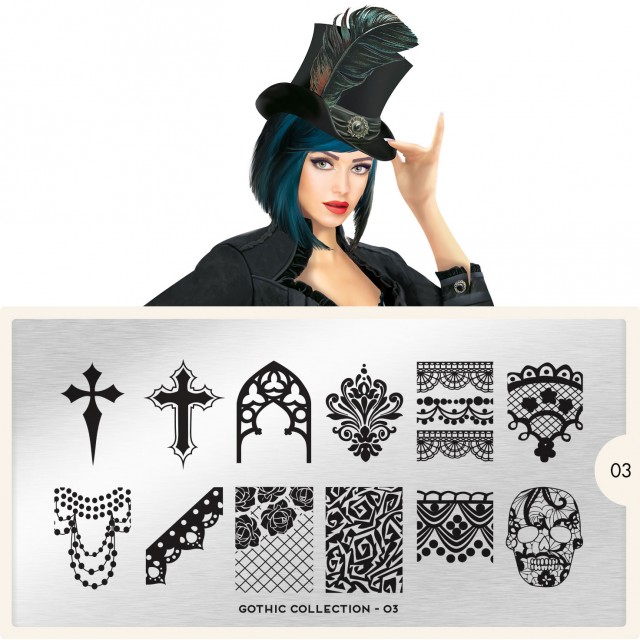 пластины для стемпинга Gothic