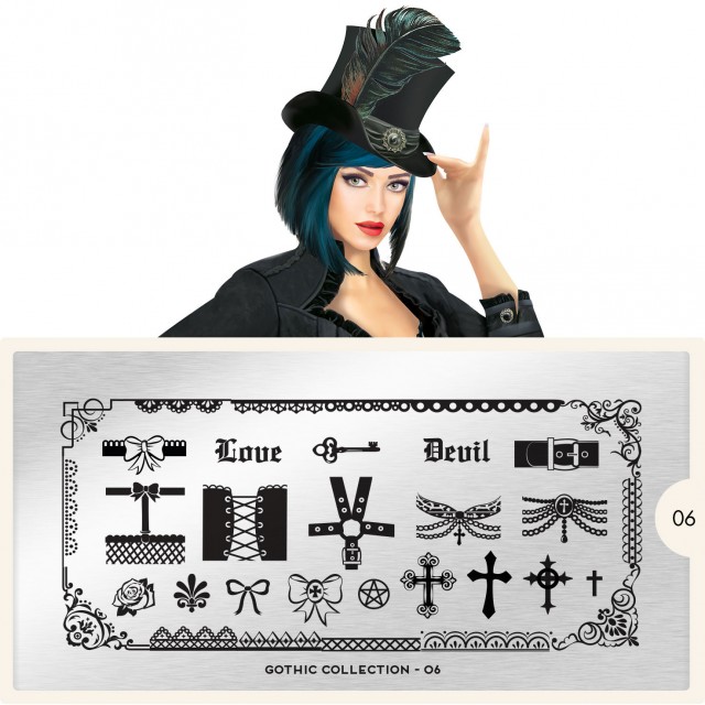 пластины для стемпинга Gothic