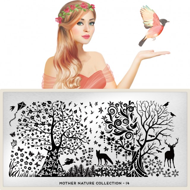 пластины для стемпинга Mother Nature