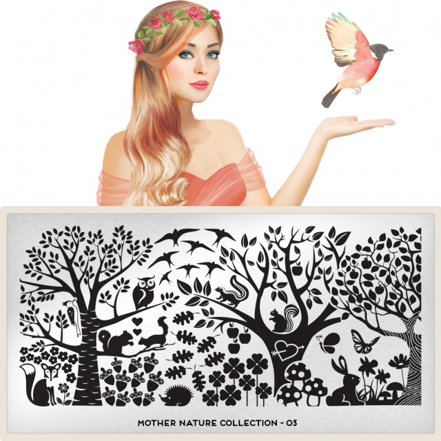 пластины для стемпинга Mother Nature
