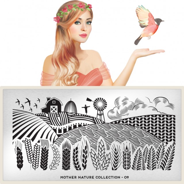 пластины для стемпинга Mother Nature