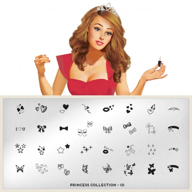 пластины для стемпинга Princess
