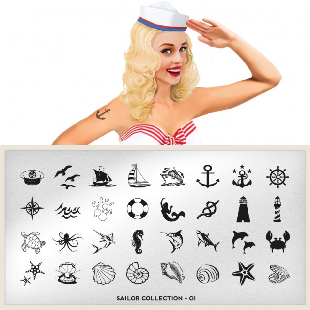 пластины для стемпинга Sailor