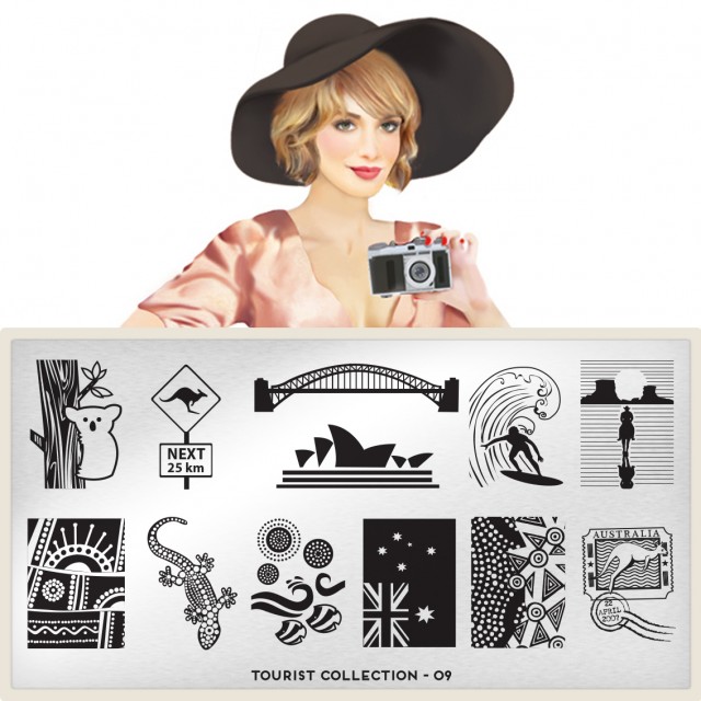 пластины для стемпинга Tourist