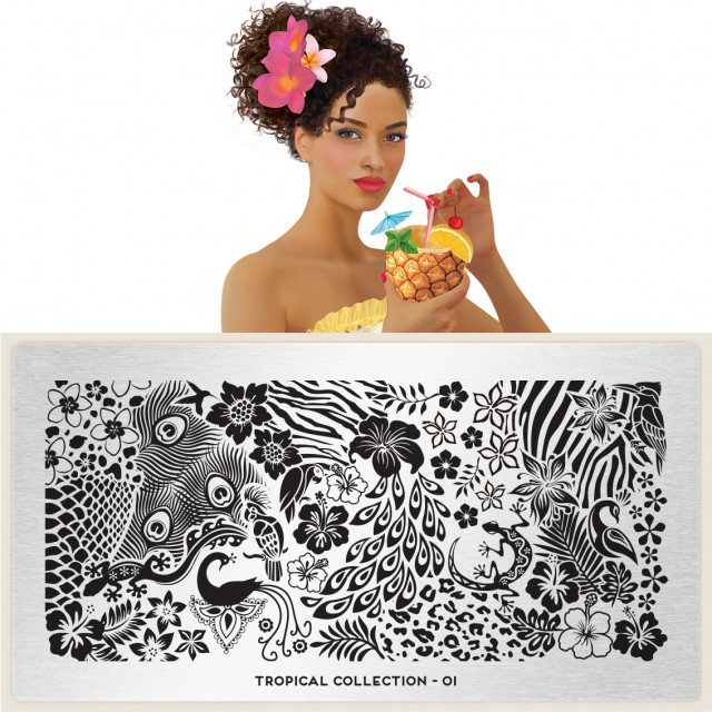 пластины для стемпинга Tropical