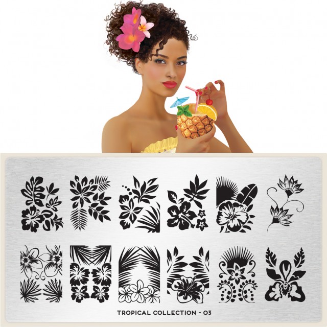 пластины для стемпинга Tropical