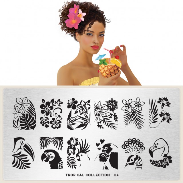 пластины для стемпинга Tropical