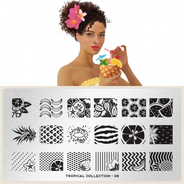 пластины для стемпинга Tropical