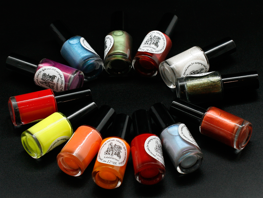 EL Corazon Kaleidoscope Special paint for stamping nail art, краска для стемпинга