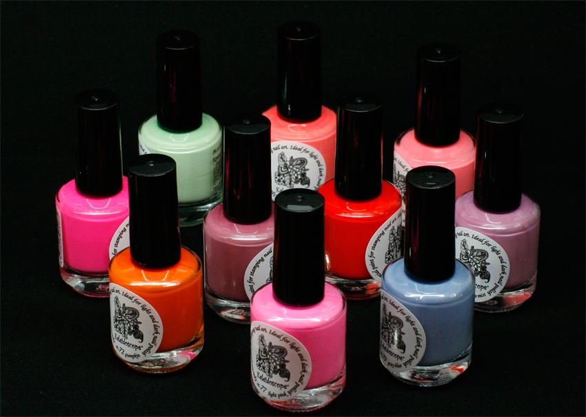 краска для стемпинга, Special paint for stamping nail art