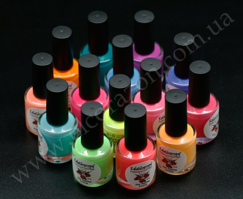 EL Corazon лак для ногтей, лаки для ногтей, Neon nail polish, лак для ногтей купить киев, лак для ногтей купить, Эль Коразон лак купить, EL Corazon Kaleidoscope лак для ногтей