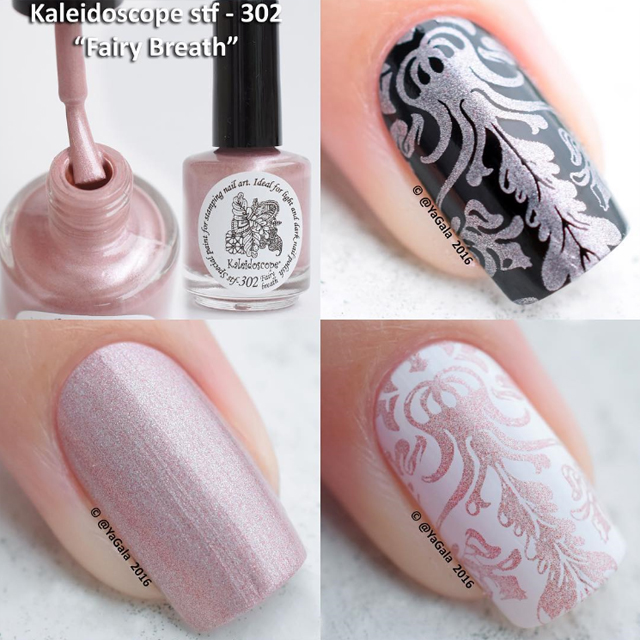 EL Corazon Kaleidoscope Special paint for stamping nail art Stf-302 Fairy breath