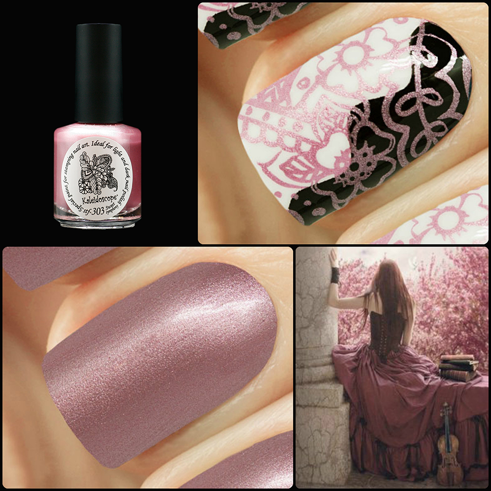 EL Corazon Kaleidoscope Special paint for stamping nail art Stf-303 Sweet symphony