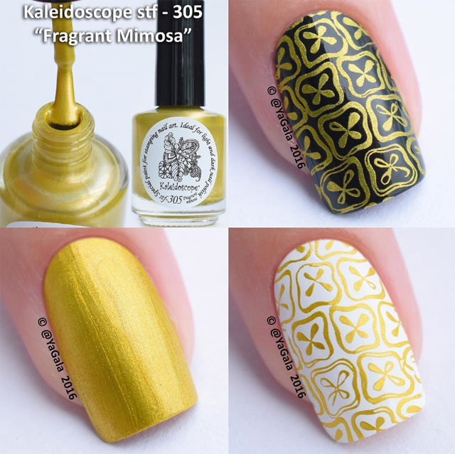 EL Corazon Kaleidoscope Special paint for stamping nail art Stf-305 Fragrant mimosa