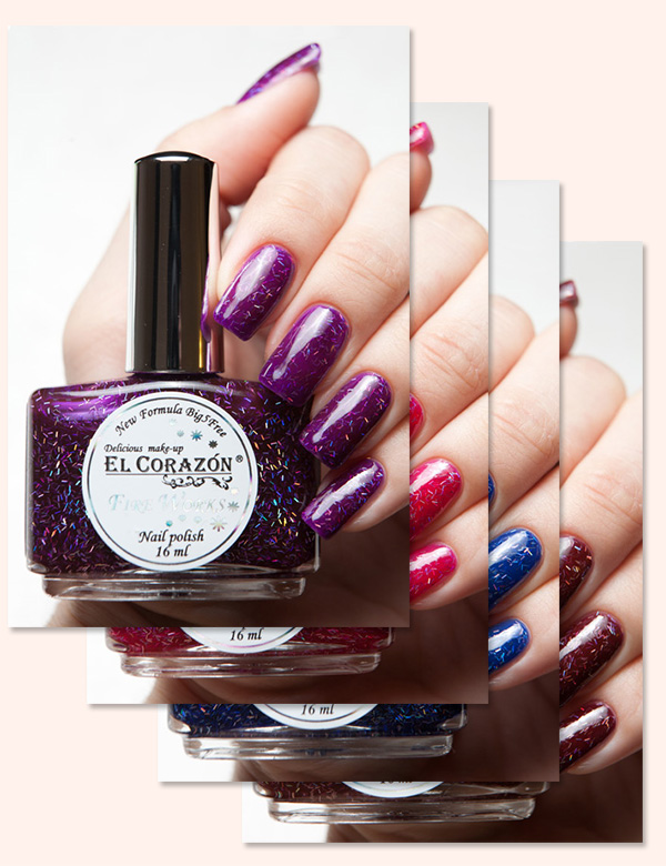 el corazon fireworks, el corazon fireworks collection, el corazon лак для ногтей