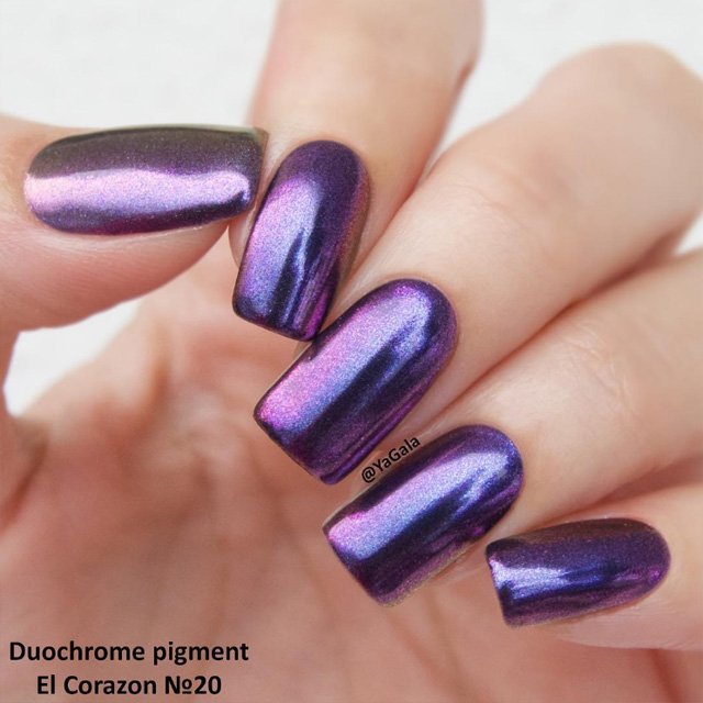 зеркальная втирка для ногтей