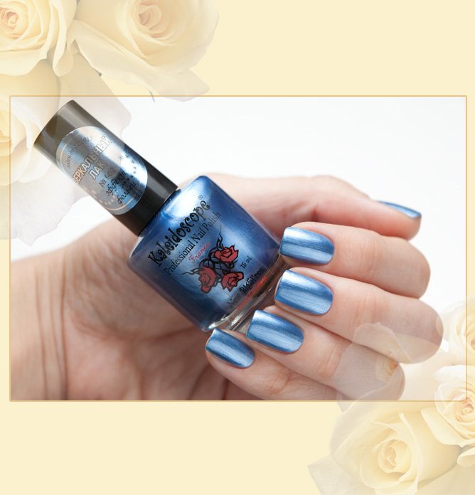 зеркальный лак для ногтей Kaleidoscope №f-02, зеркальный лак на ногтях