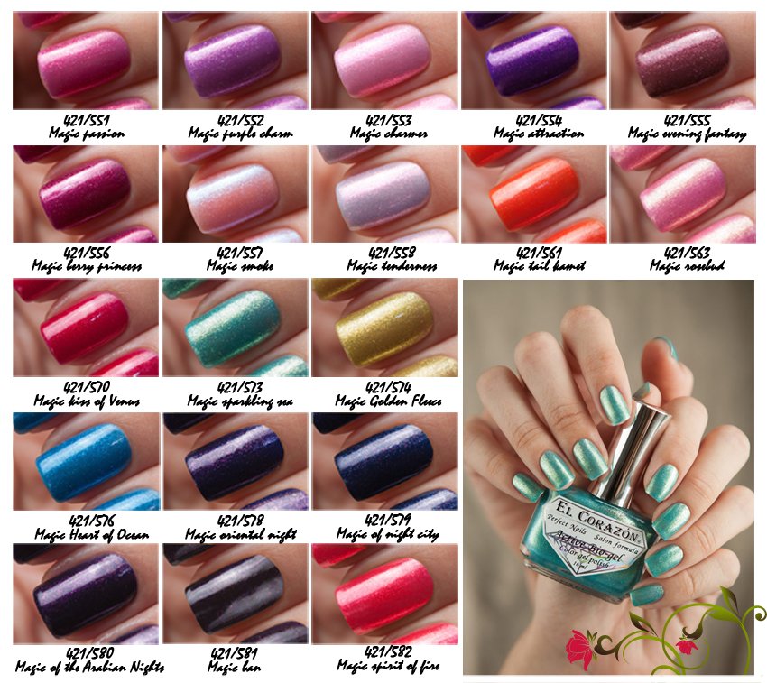 EL Corazon Active Bio-gel Color gel polish Magic №423/581 Magic of the Arabian Nights