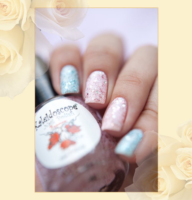 лак для ногтей EL Corazon Kaleidoscope Кружева и пайетки