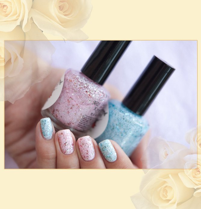 лак для ногтей EL Corazon Kaleidoscope Кружева и пайетки 