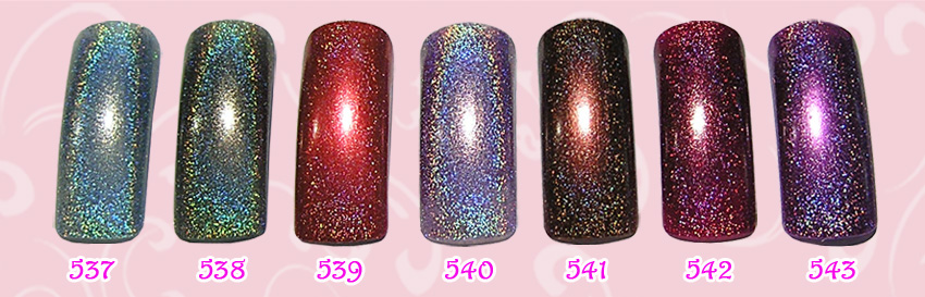 голографический лак для ногтей EL Corazon 